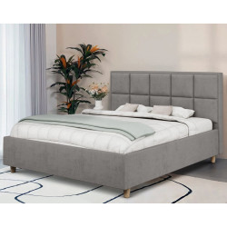 Pat Charmbed Confort Tatiana Modern 140x200 Velluto 16 (Grey/Walnut)
