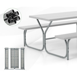 Set mobilier de gradina Costway NP11266GR (Grey) Thumb