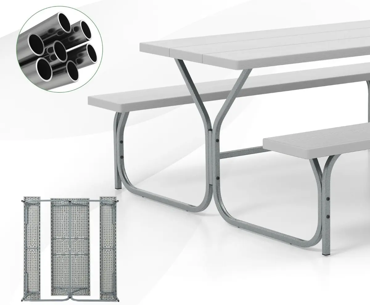 Set mobilier de gradina Costway NP11266GR (Grey) - 6