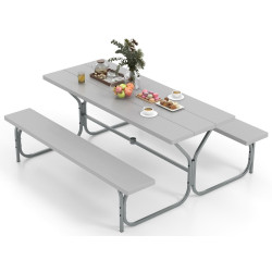 Set mobilier de gradina Costway NP11266GR (Grey) Thumb