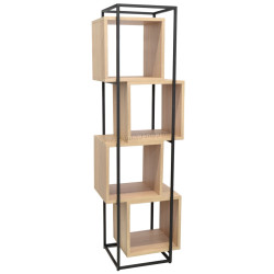 Стеллаж DP Cubus (Sonoma Oak/Black)