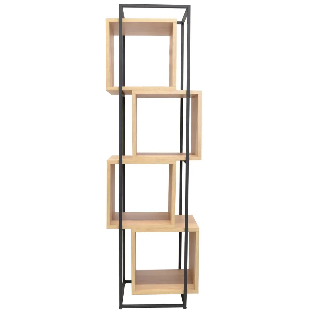 Стеллаж DP Cubus (Sonoma Oak/Black) - 2