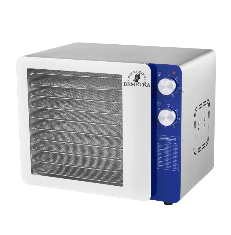 Deshidrator universal Demetra SS-12 (Inox/Black)