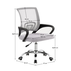Fotoliu Tempo Kondela DEX 4 New (Gray/Black) Thumb