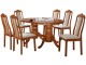 Set masa scaune Marcel Prod DINING11 1+6 (Walnut/Beige)