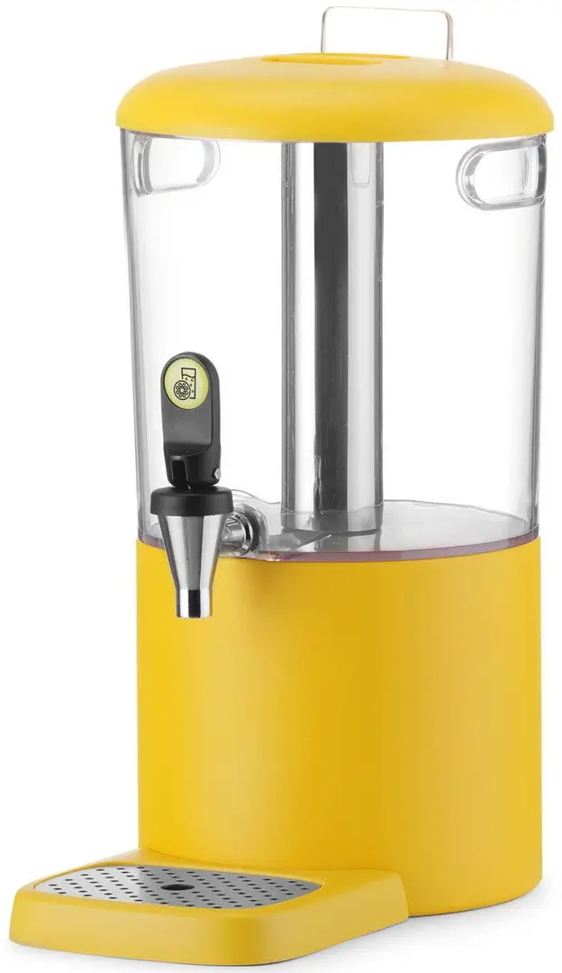Dozator de suc cu tub de gheata Hendi UNIQ 425022 (Yellow)