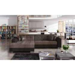 Диван угловой Eltap Sorento Monolith 09/Monolith 29 Left (Brown Light/Brown Dark)