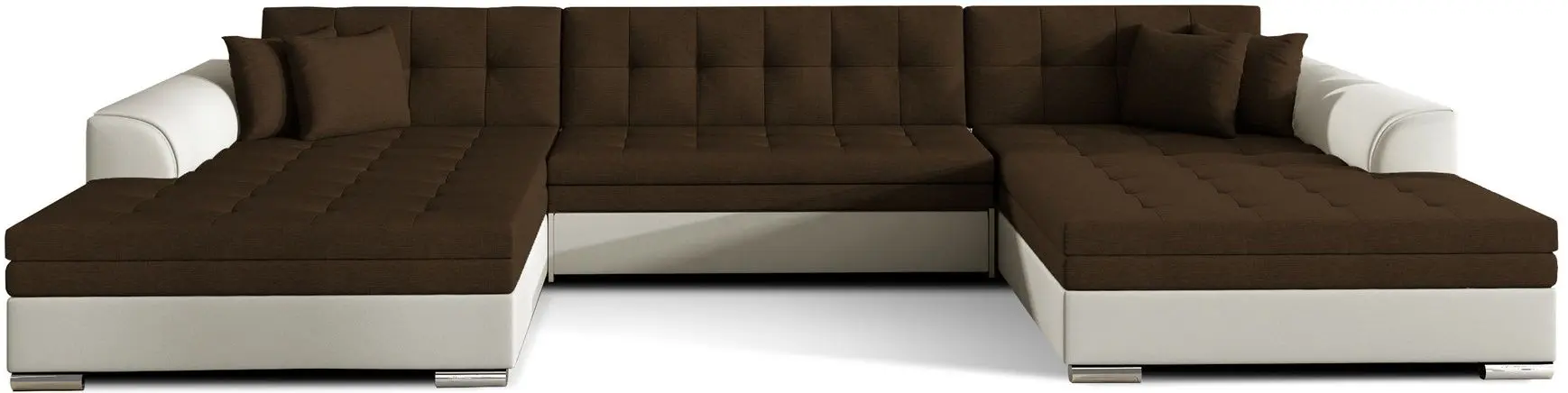 Canapea in forma de U Eltap Vento Sawana 16/Soft 33 (Brown/Cream) - 2