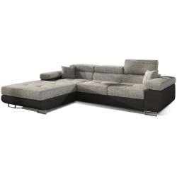 Canapea de colt Eltap Armando Berlin 01/Soft 11 Left (Gray/Black) Thumb