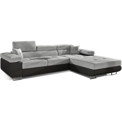 Диван угловой Eltap Armando Sawana 21/Soft 11 Right (Gray/Black) Thumb