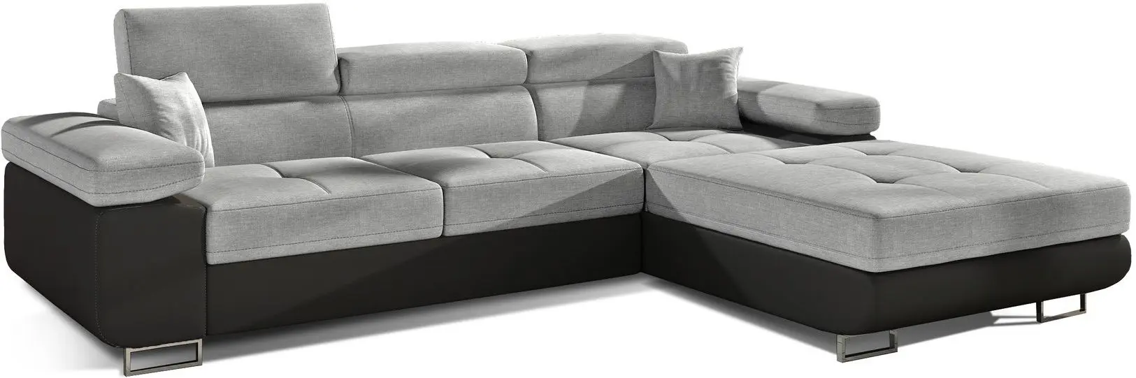 Диван угловой Eltap Armando Sawana 21/Soft 11 Right (Gray/Black) - 2