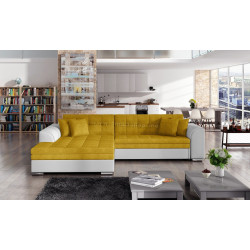 Диван угловой Eltap Sorento Omega 68/Soft 17 Left (Yellow/White)