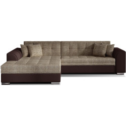 Диван угловой Eltap Sorento Berlin 03/Soft 66 Left (Beige/Brown Dark) Thumb