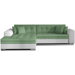 Диван угловой Eltap Sorento Soro 34/Soft 17 Left (Green/White) Thumb