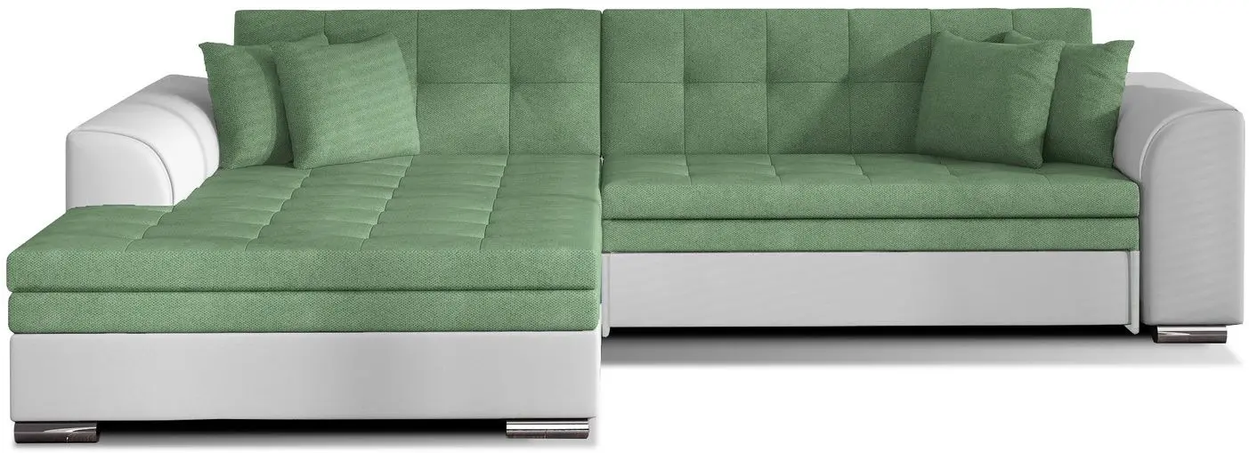 Диван угловой Eltap Sorento Soro 34/Soft 17 Left (Green/White) - 2