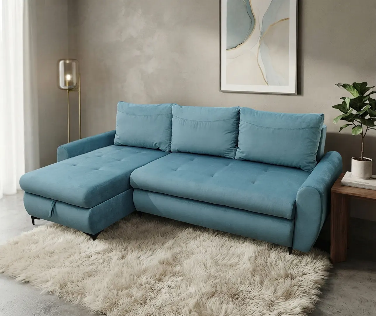 Диван угловой Mobiland Alen Kronos 26 (Blue)
