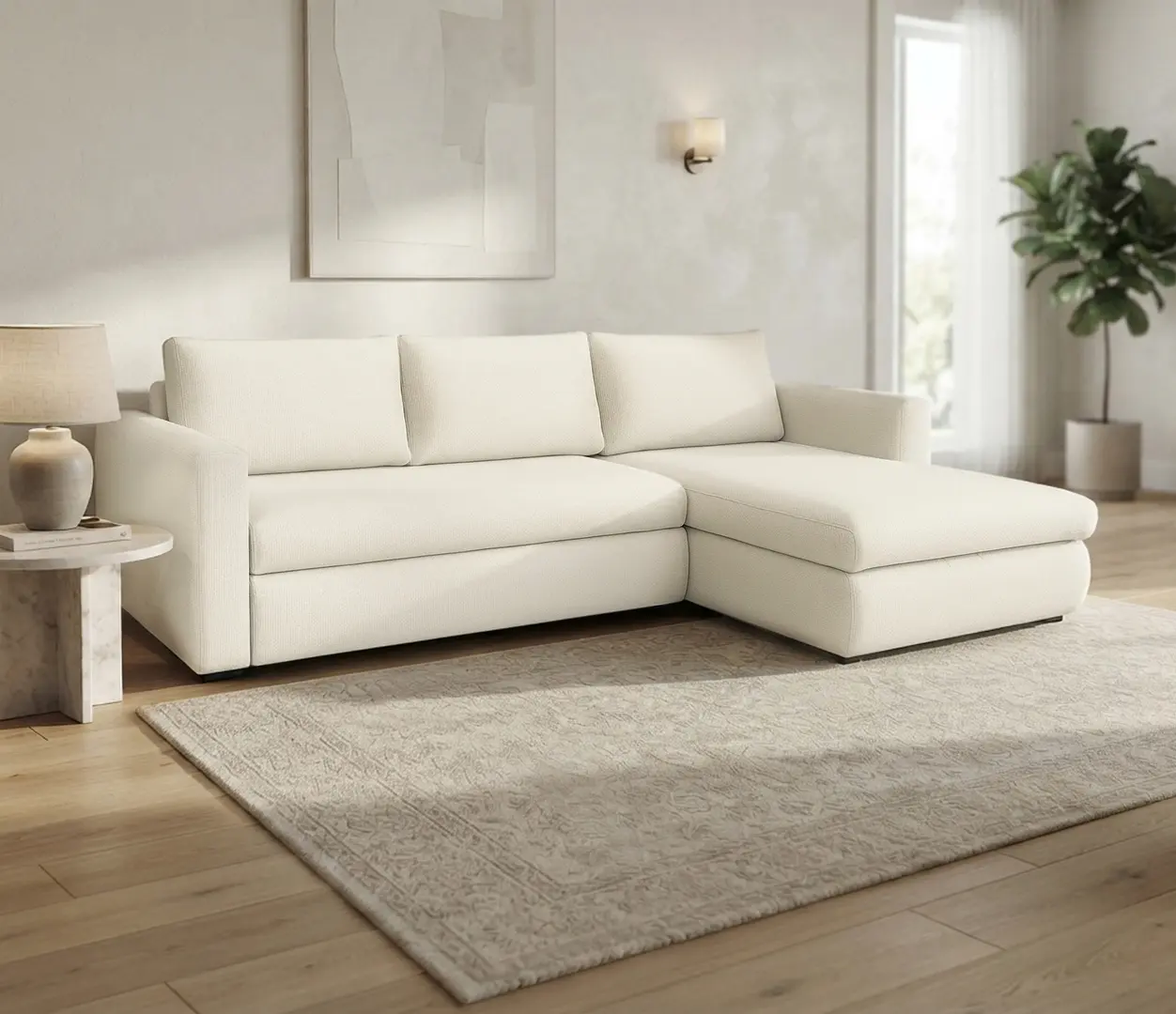 Диван угловой Mobiland Grande Aragon 03 (Cream)