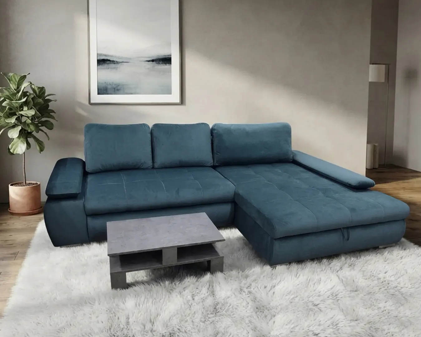 Диван угловой Mobiland Marey Kronos 25 (Blue)