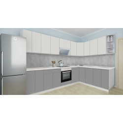 Bucatarie modulara de colt Modern Dolce Vita 1 H68 3.0x2.0m Thumb