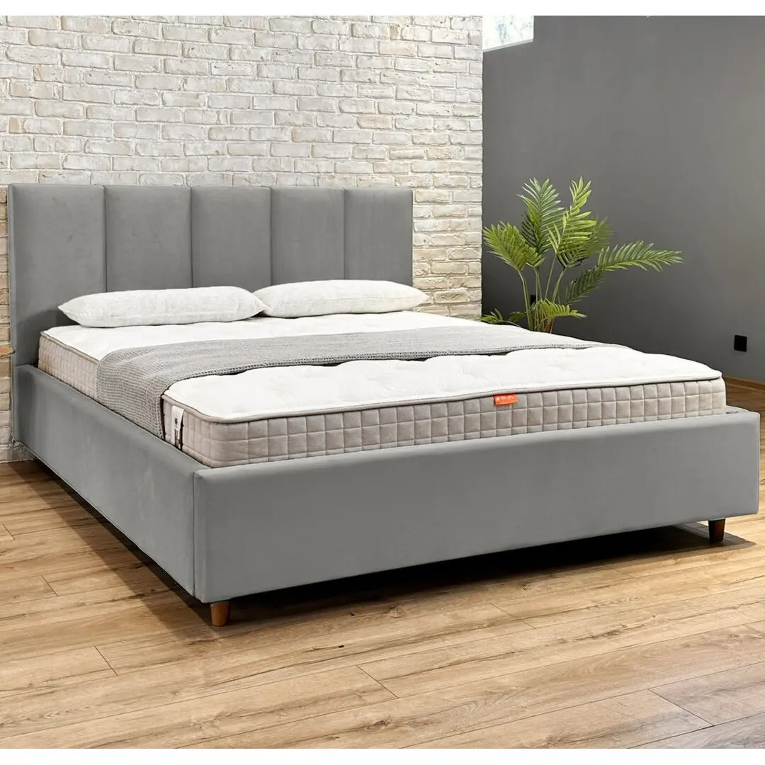 Кровать Charmbed Dominica Prestige 140x200 Velluto 16 (Grey)