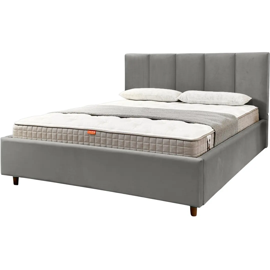 Кровать Charmbed Dominica Prestige 140x200 Velluto 16 (Grey) - 3