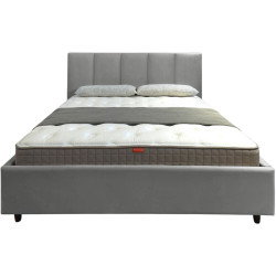 Кровать Charmbed Dominica Prestige 140x200 Velluto 16 (Grey) Thumb