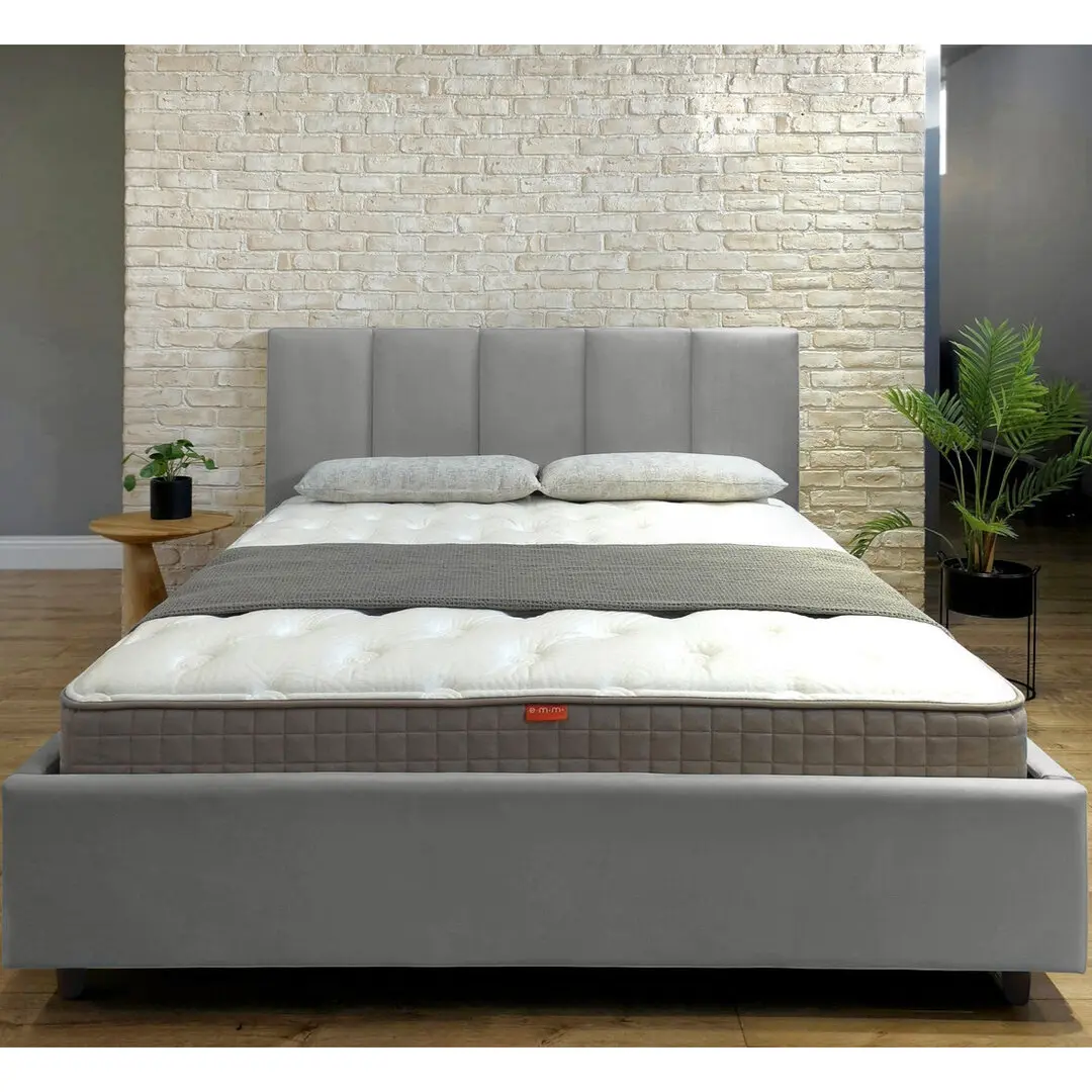 Кровать Charmbed Dominica Prestige 140x200 Velluto 16 (Grey) - 2
