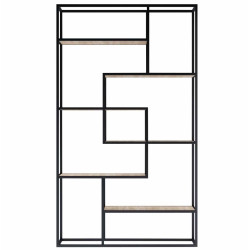Etajeră DP Athena 2 (Natural/Black) Thumb