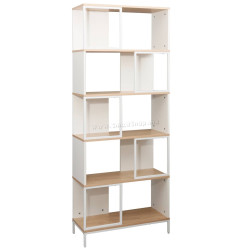 Стеллаж DP Loreto 70x30x180 (White/Oak)