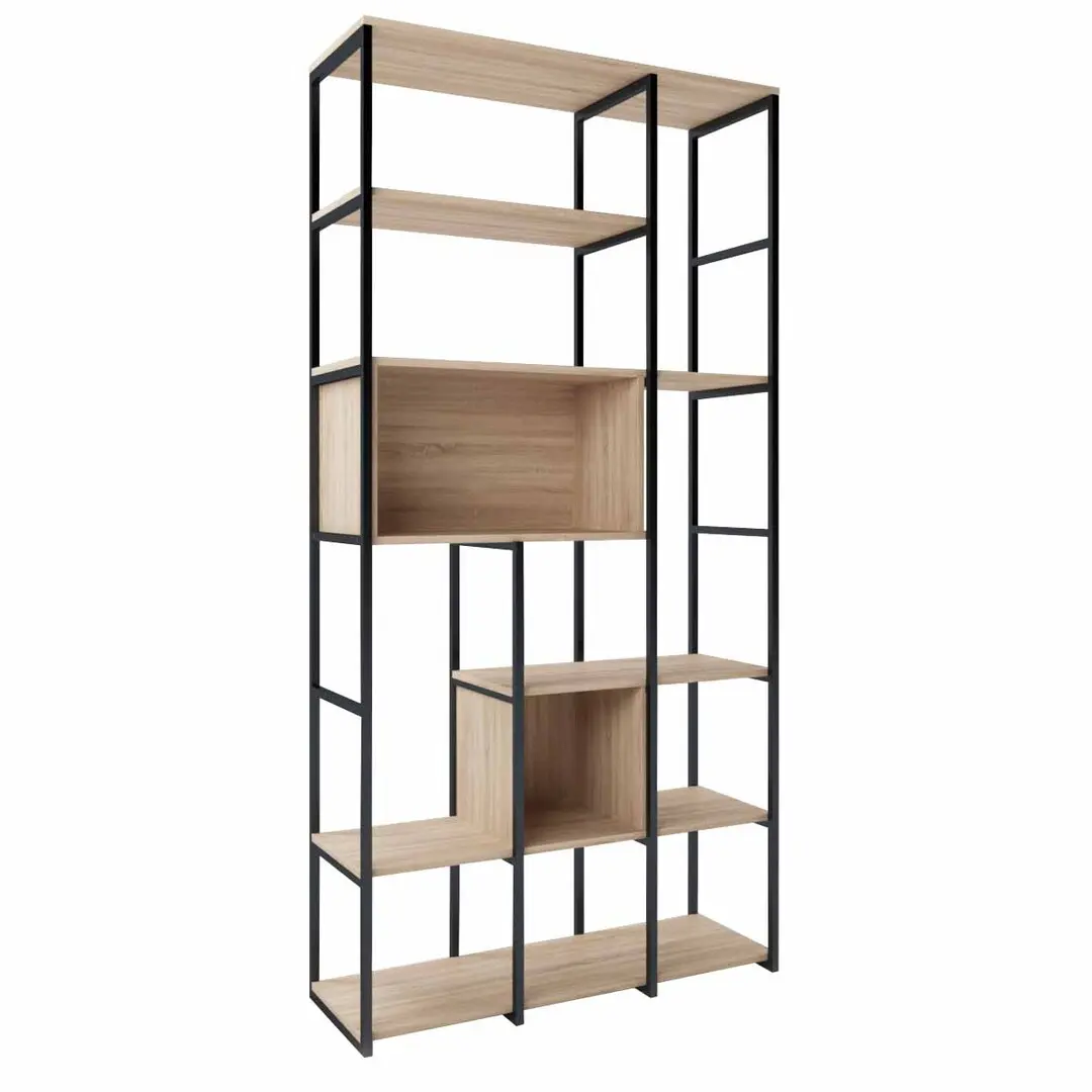 Стеллаж DP RIO 3 (Natural/Black) - 2