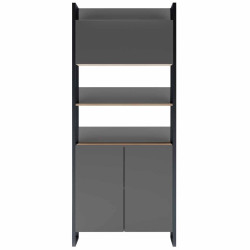 Стеллаж DP Urban 90 Double Box (Black/Sonoma Oak) Thumb