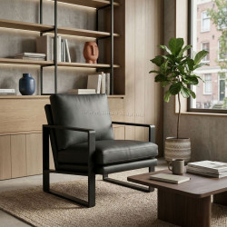 Fotoliu DP York PU (Black)