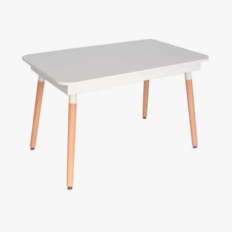 Стол раскладной Evelin DT-431-1R WO (Alpine White/Oak) - 2