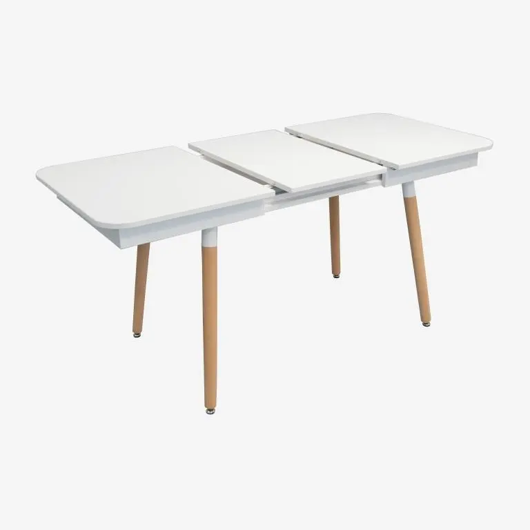 Стол раскладной Evelin DT-431-1R WO (Alpine White/Oak) - 3