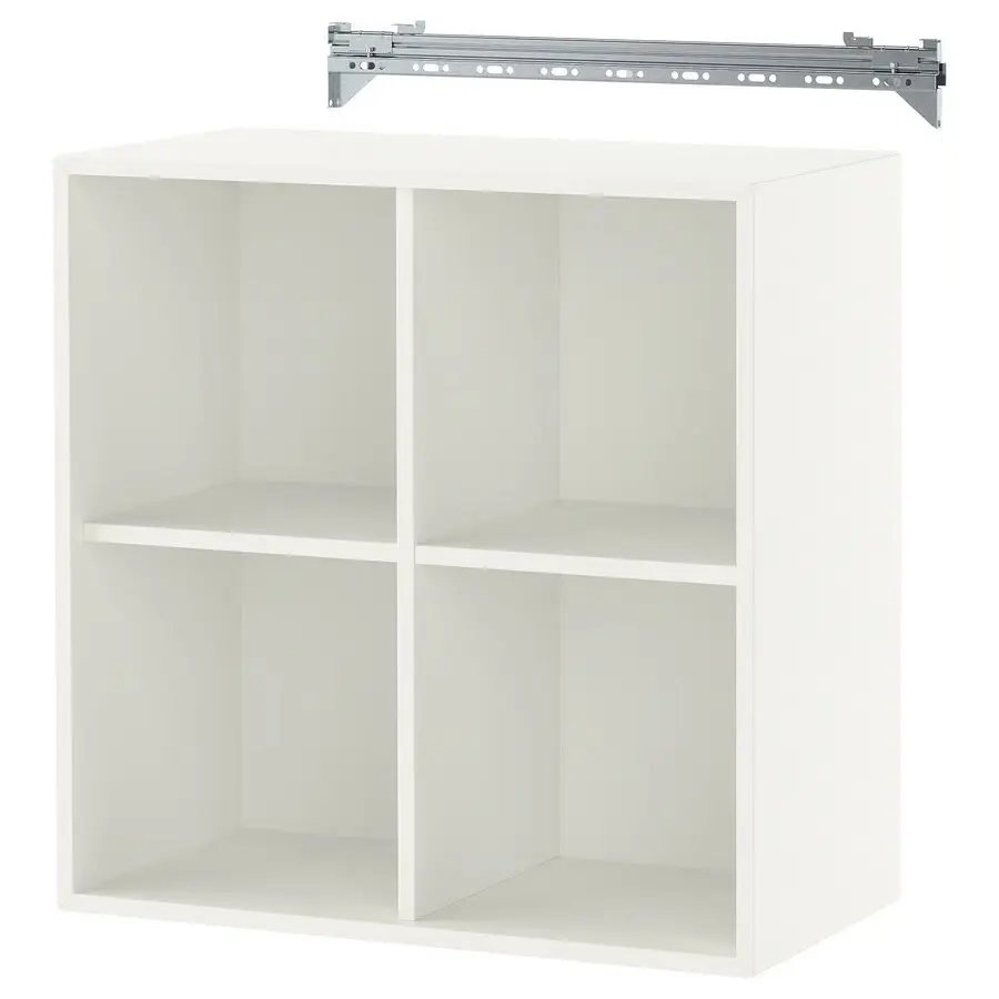 Стеллаж Ikea Eket с направляющей 70x35x70 (Белый) - 2