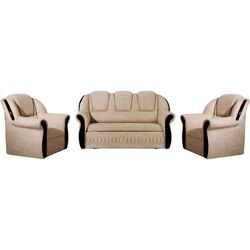 Set de mobila moale Eltap Lord 3+1+1 Texas 23 (Beige) Thumb