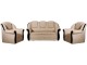 Set de mobila moale Eltap Lord 3+1+1 Texas 23 (Beige)