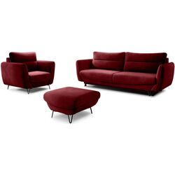 Set de mobila moale Eltap Silva Loco 25 (Burgundy) Thumb