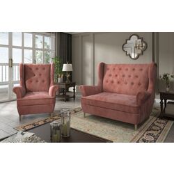Набор мягкой мебели Eltap Aros 2+1 Kronos 29 (Antique Pink)