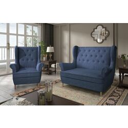 Набор мягкой мебели Eltap Aros 2+1 Omega 86 (Blue)