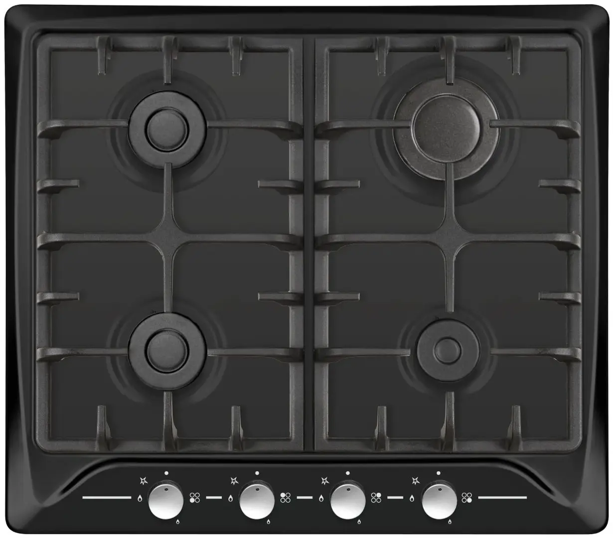 Встраиваемая газовая варочная панель Electroplus 1120 (Black)