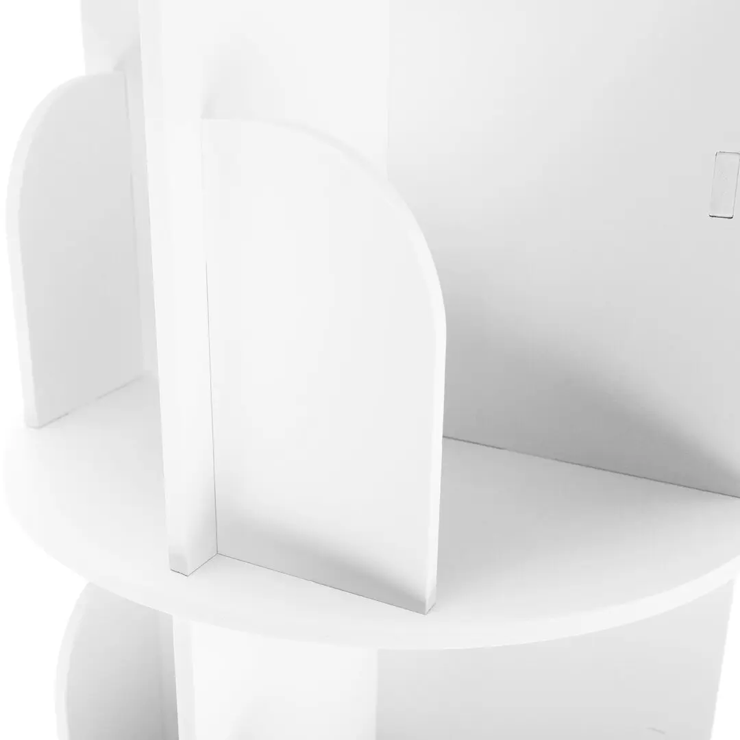 Стеллаж вращающийся Tempo Kondela Erion Typ 2 (White) - 4