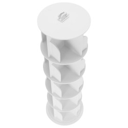 Стеллаж вращающийся Tempo Kondela Erion Typ 2 (White) Thumb