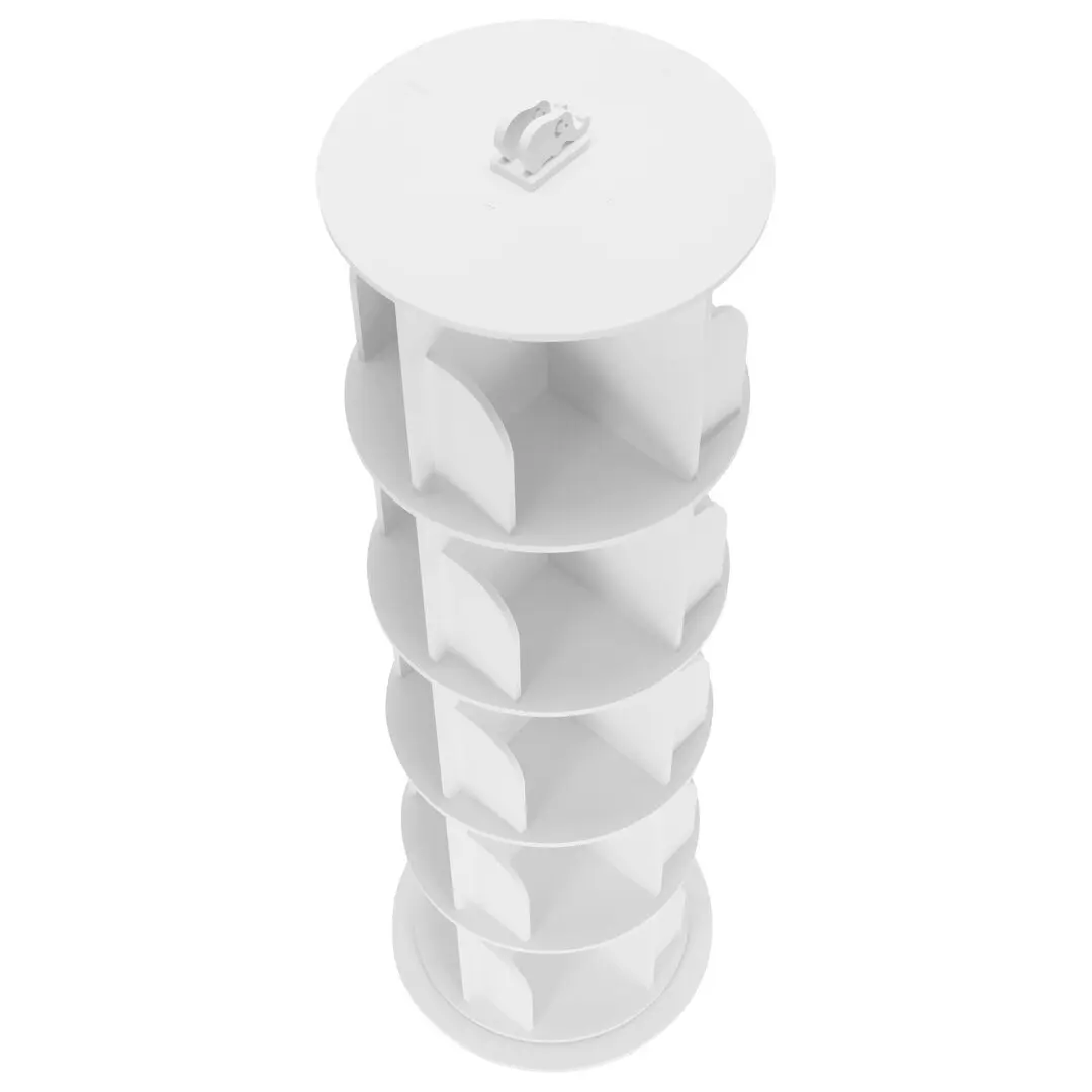 Стеллаж вращающийся Tempo Kondela Erion Typ 2 (White) - 3