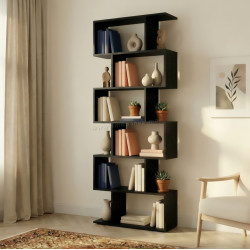 Etajera Fabrik Home Wally (Black Ash)