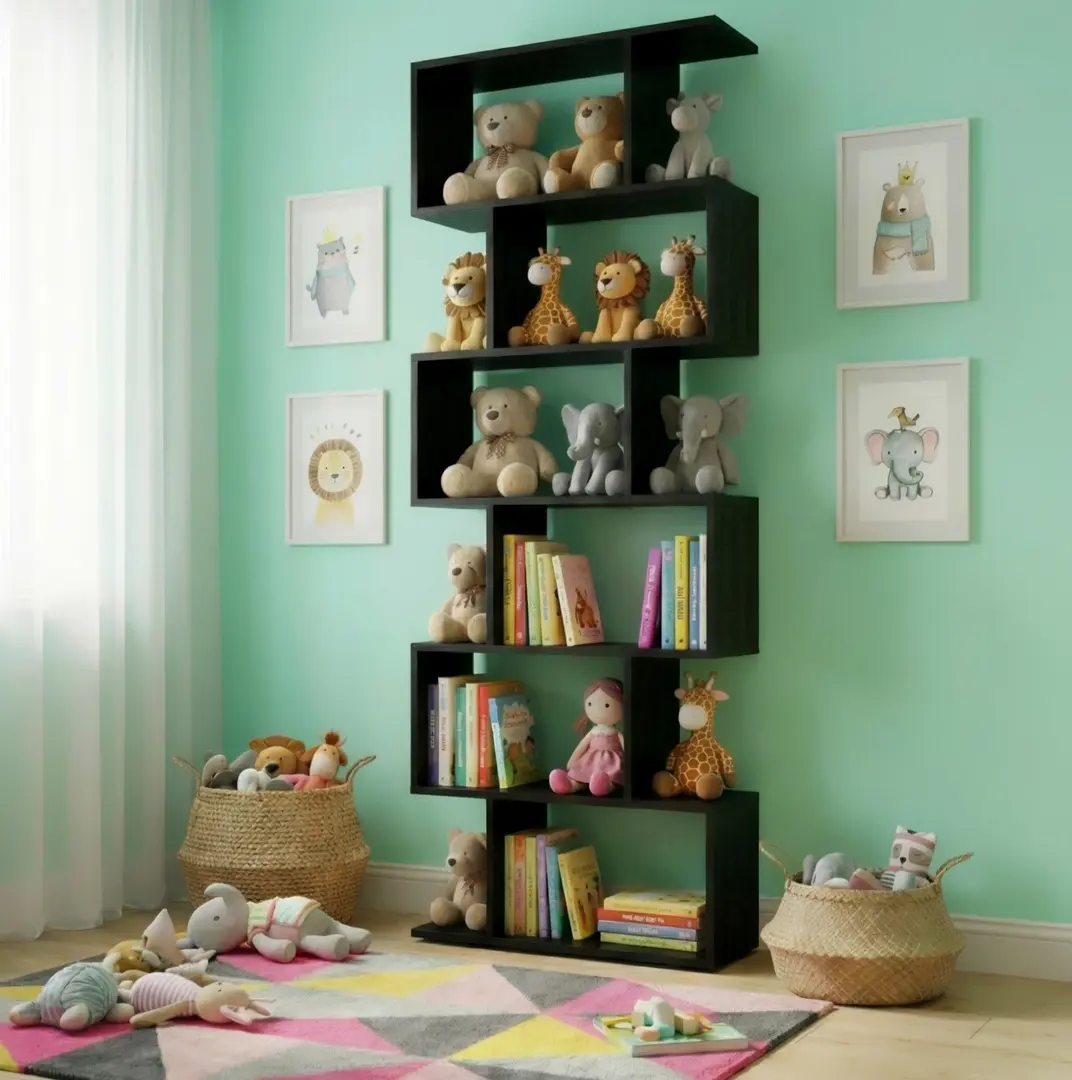 Etajera Fabrik Home Wally (Black Ash) - 5