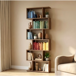 Etajera Fabrik Home Wally (Stone Walnut)