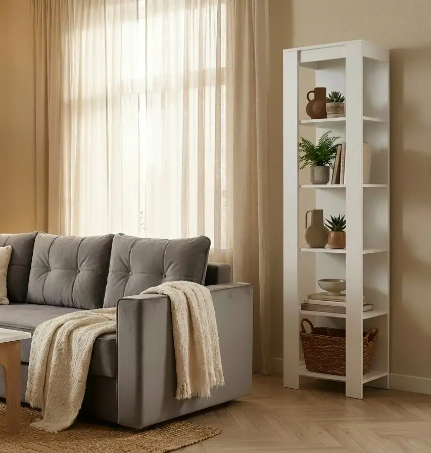 Стеллаж Fabrik Home Belfort (Ясень Белый) - 5