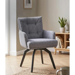 Scaun Fabrik Home Lux Boucle (Anthracite/Black)