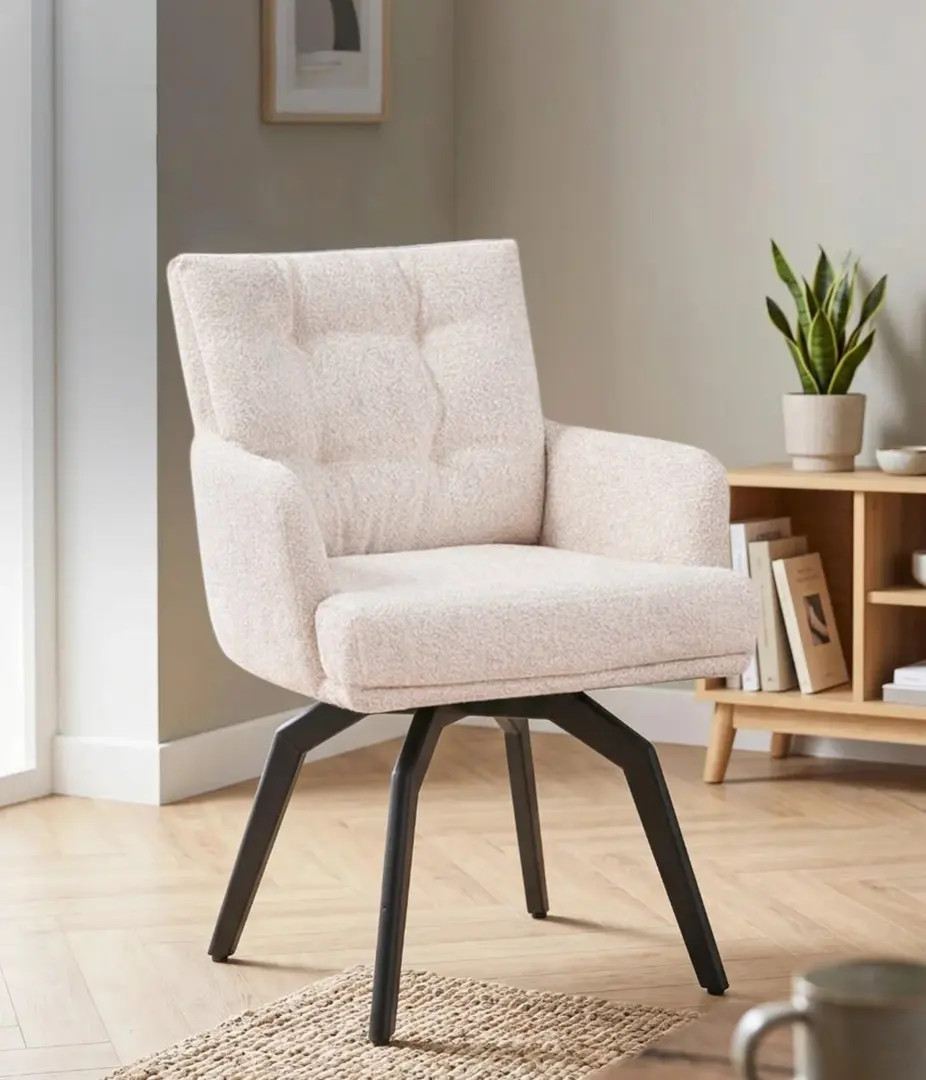 Стул Fabrik Home Lux Букле (Натуральный/Чёрный)